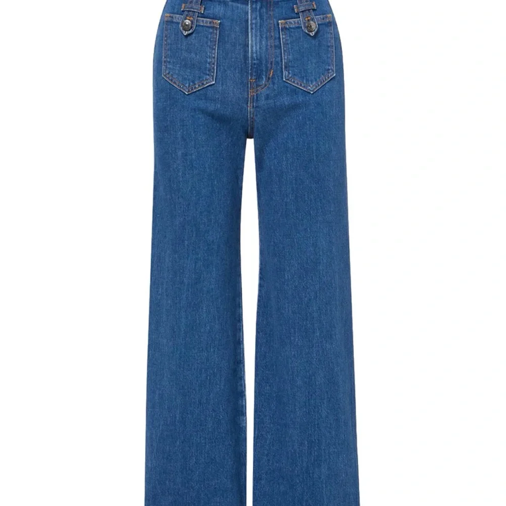 Veronica Beard Jeans Grant Wide Leg - Picture 1 of 7